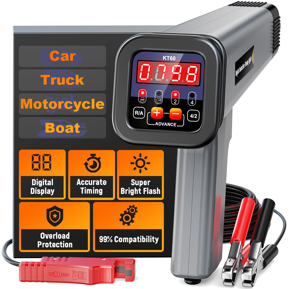 Timing Light Gun - KZYEE Engine Timing Light with Tachometer