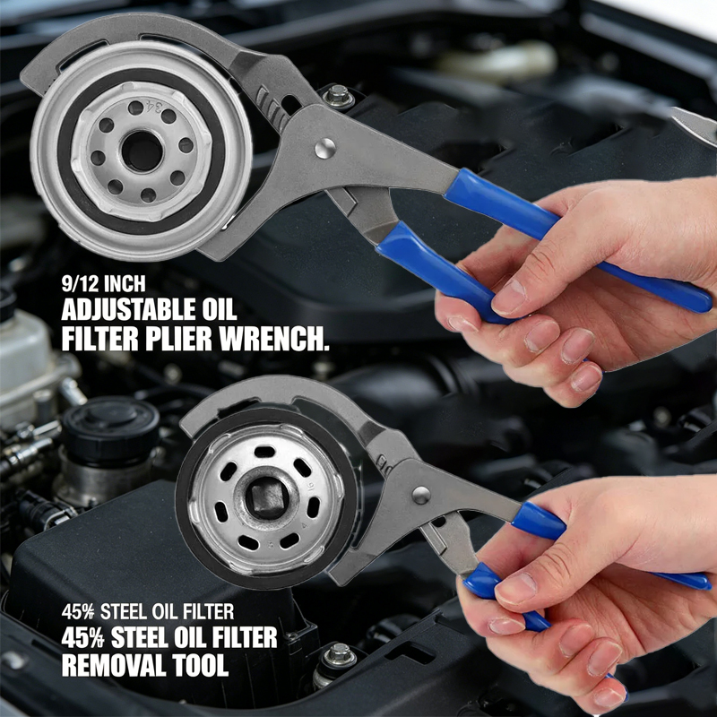 Oil Filter Wrench - 1pc 9/12