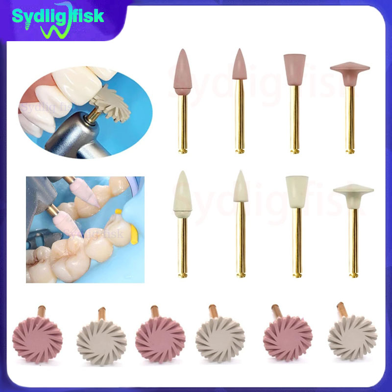 Orbital Polisher Da - 6/8Pcs Dental Rubber Polisher Composite Resin
