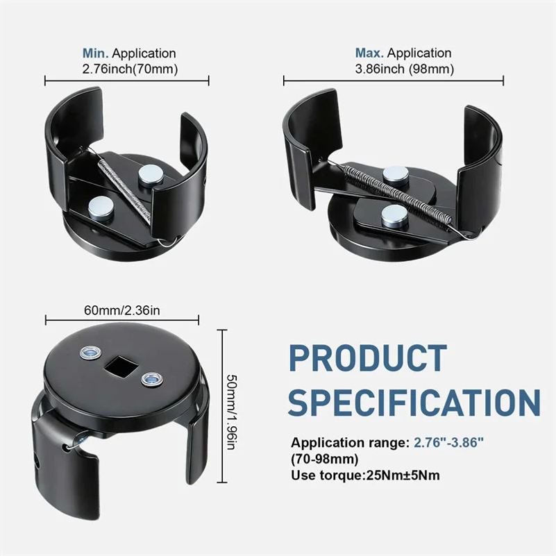 Adjustable Two Jaw Oil Filter  - Oil Filter Wrench review and price