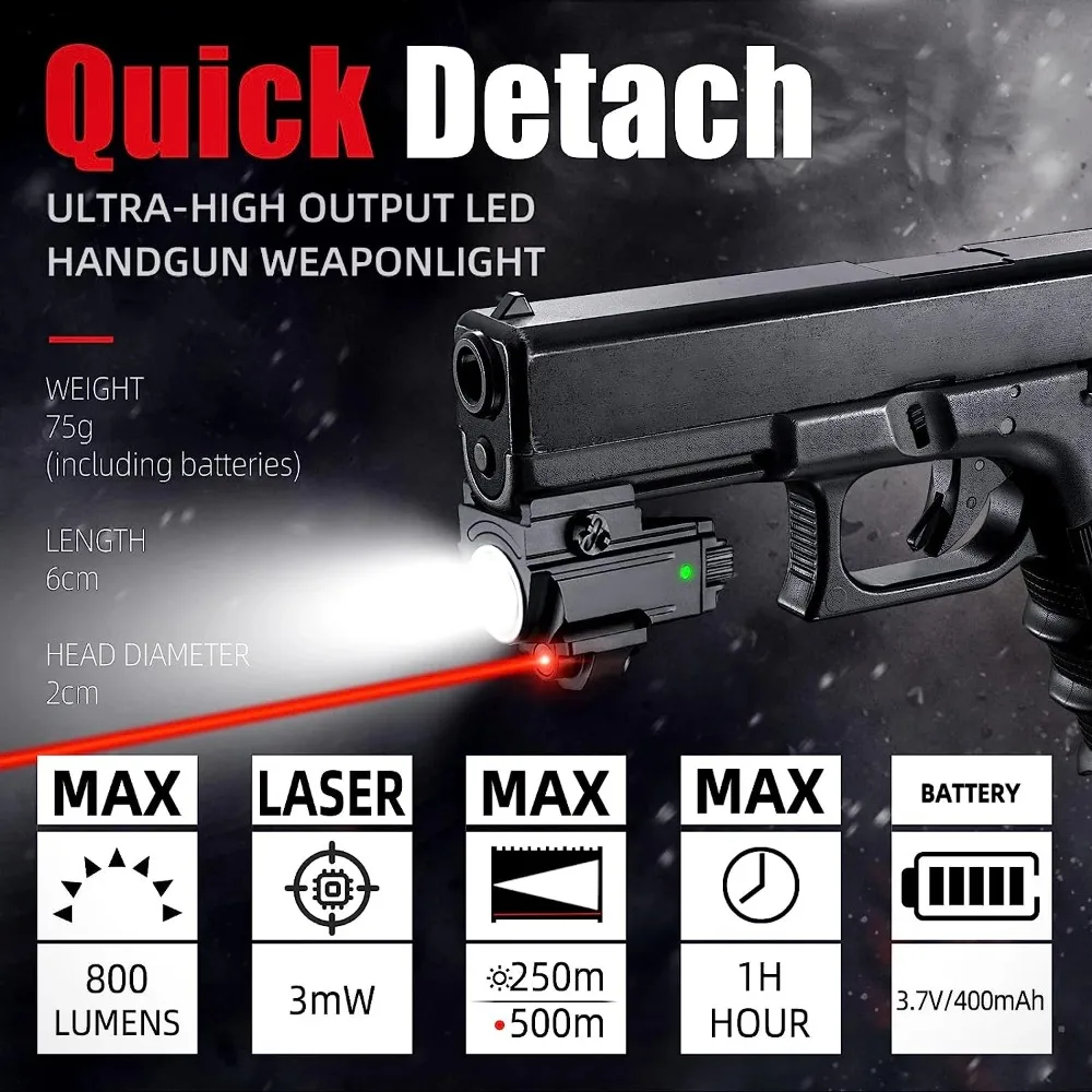 800 Lumens Tactical LED Flashl - Timing Light Gun review and price